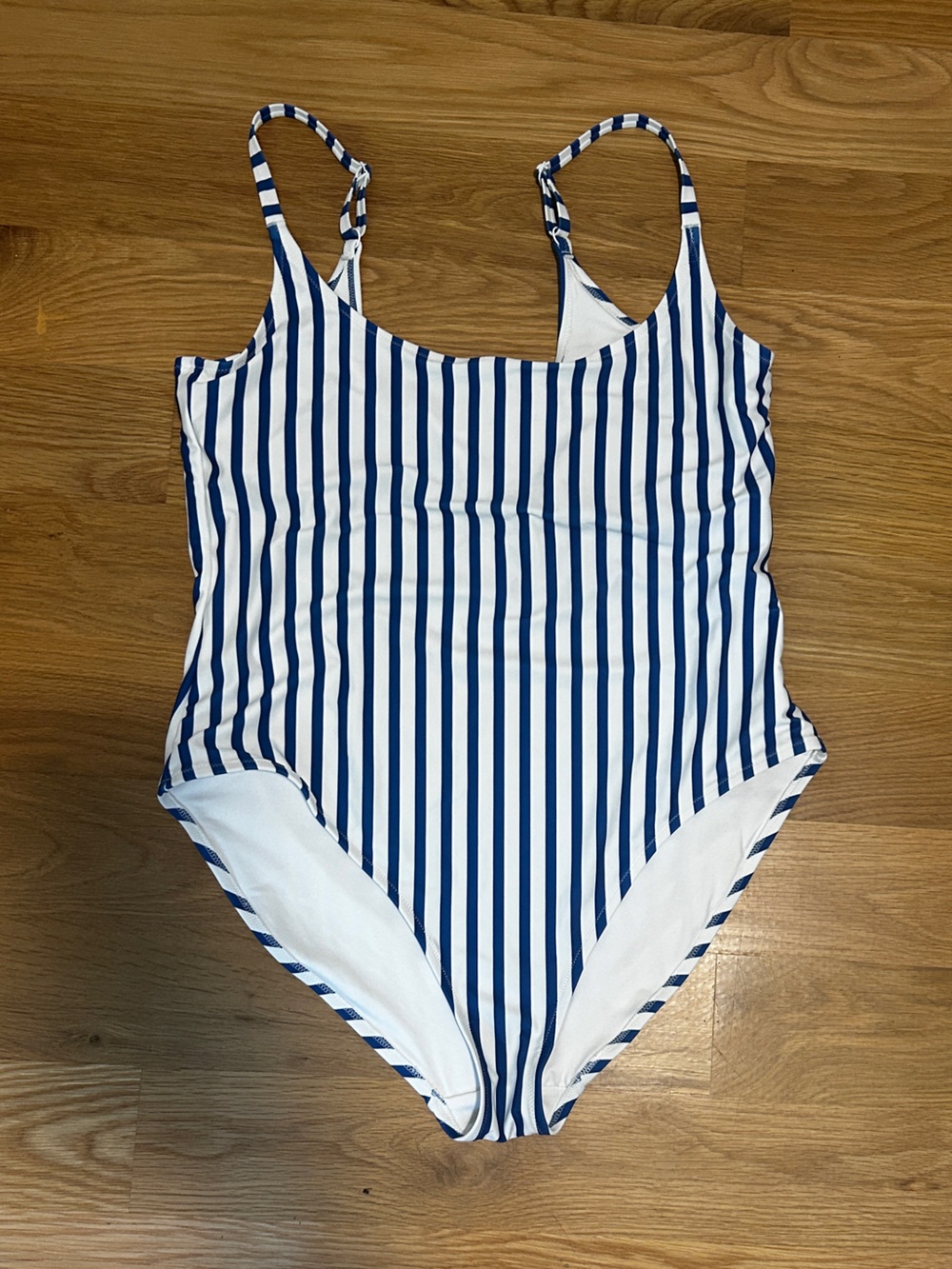 Old Navy Blue and White Striped One-Piece